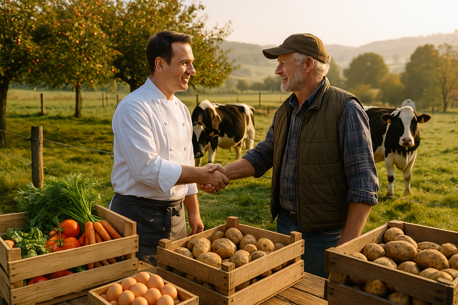 Besuch beim Produzenten